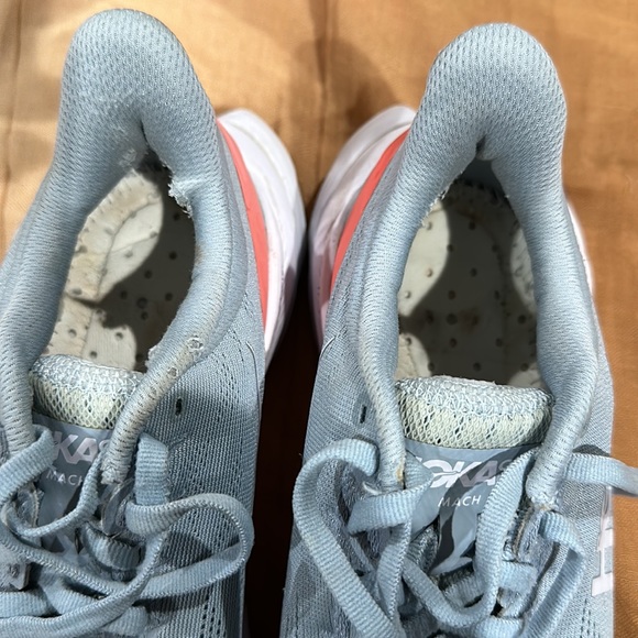 HOKA ONE ONE Blue / Coral Women's HOKA Mach 4 Training Shoes  SIZE 5.5B - Picture 5 of 11